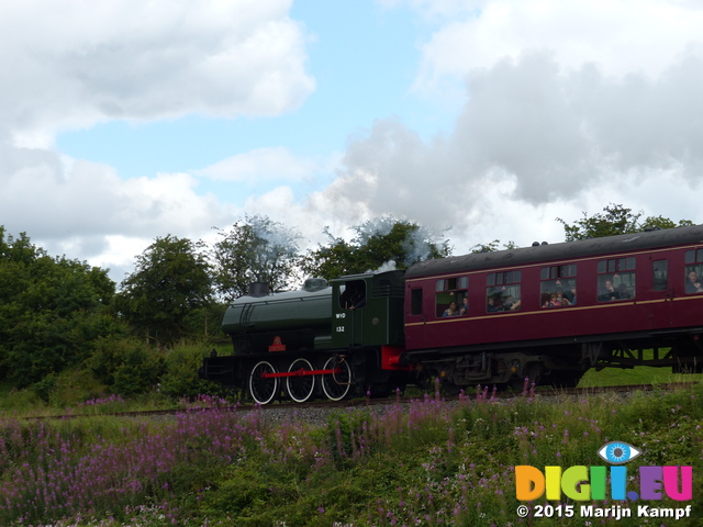 FZ019308 Steam train by Burrs Country Park Caravan Club Site